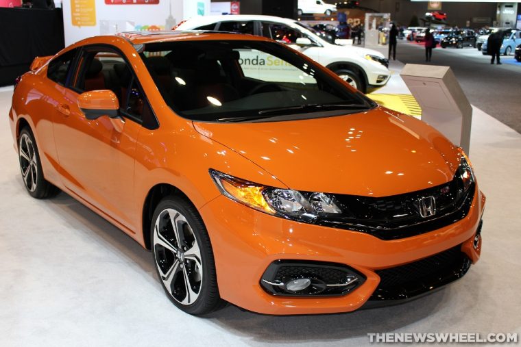 The 2015 Honda Civic Coupe received a five star overall safety rating from the NHTSA and carries a starting MSRP of 18,290