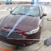 2017 Ford Fusion testing in Ford mobile aeroacoustic wind tunnel