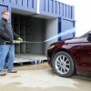 2017 Ford Fusion testing in Ford mobile aeroacoustic wind tunnel