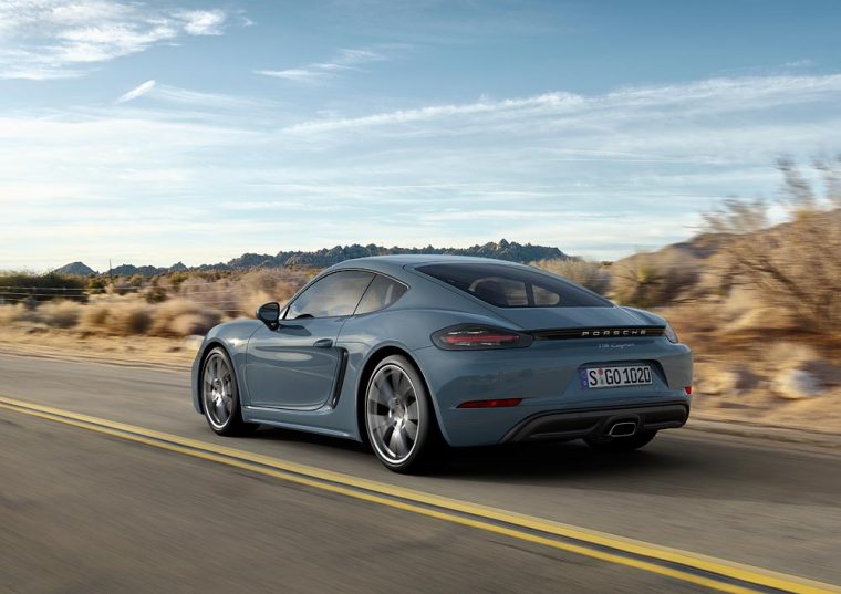 The exterior of the 2017 Porsche 718 Cayman has been updated and there will also be new engine options underneath the hood