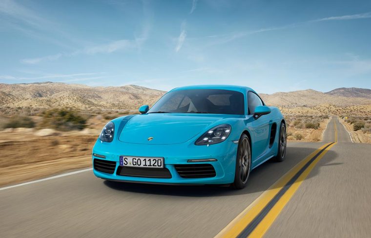 The exterior of the 2017 Porsche 718 Cayman has been updated and there will also be new engine options underneath the hood