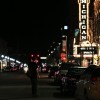 Ann Arbor Michigan city at night