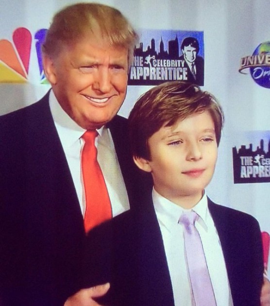 Donald Trump and Barron Trump