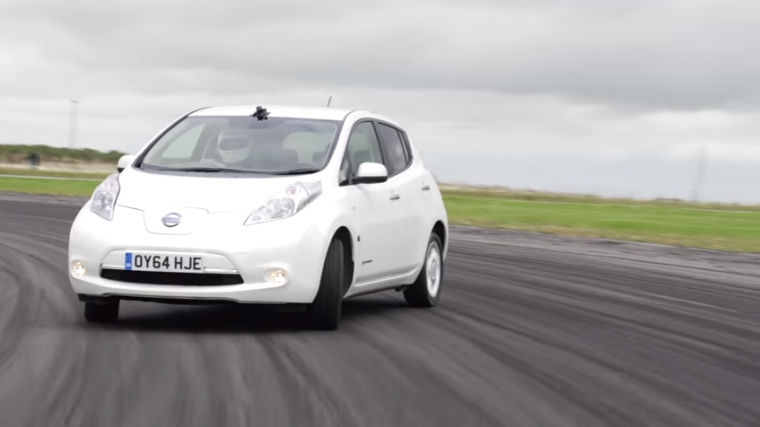 Drifting Nissan LEAF