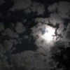 Full Moon Behind Clouds