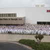 Associates at Honda Precision Parts of Georgia, located in Tallapoosa, celebrate 10 years of transmission production.