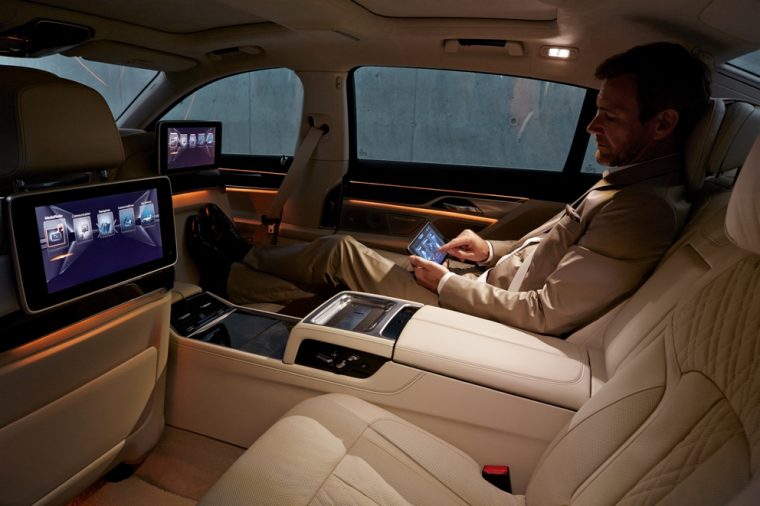 Interior of the BMW 7 Series