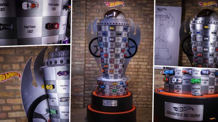 Making of Hot Wheels trophy for 100th Indy 500