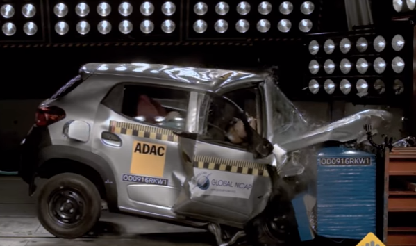 Renault Kwid crash test