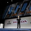 Tom Lake, vice president for North American Purchasing at HNA speaks at the 32nd annual Honda Supplier Conference.