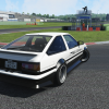 Toyota AE86 drifting