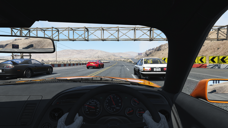 Onboard the Supra.