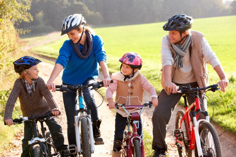 people riding bicycles on road safety tips