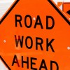 road work construction sign