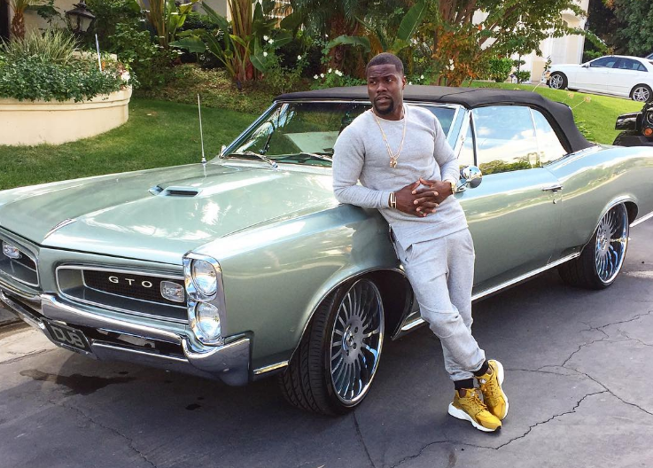 Comedian Kevin Hart has shared many pictures of his expensive cars via Instagram