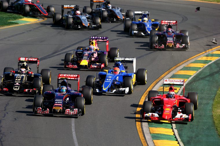 2015 F1 Cars in Melbourne