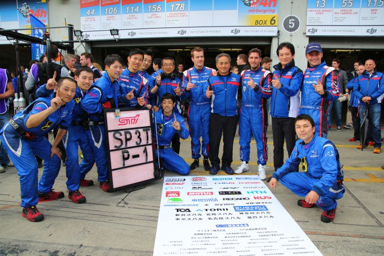 The Subaru WRX STI NBR Challenge 2016 claimed a class victory at the 2016 Nürburgring 24-Hour Race