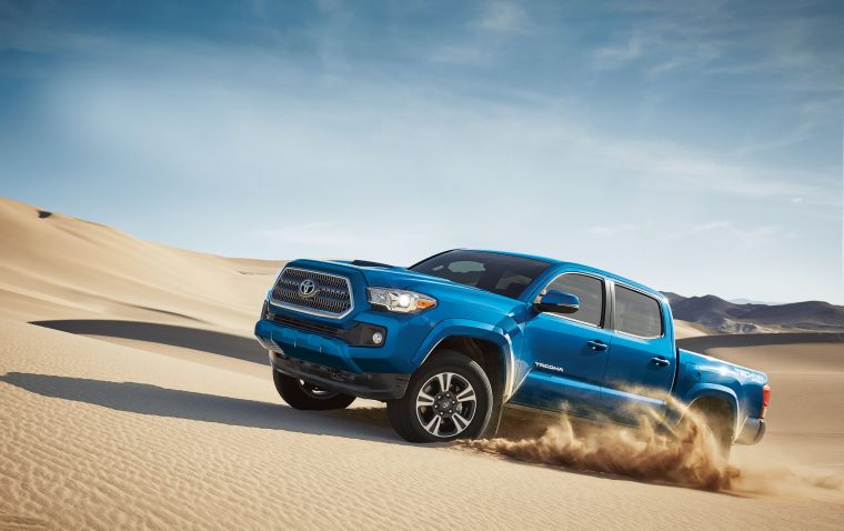 2016 Toyota Tacoma in the Sand