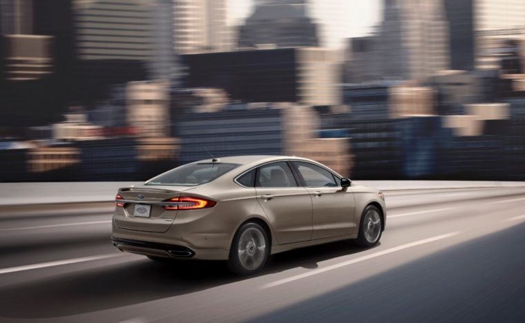 The 2017 Ford Fusion mid-size sedan offers an attractive exterior design, multiple powertrain options, and the latest safety features