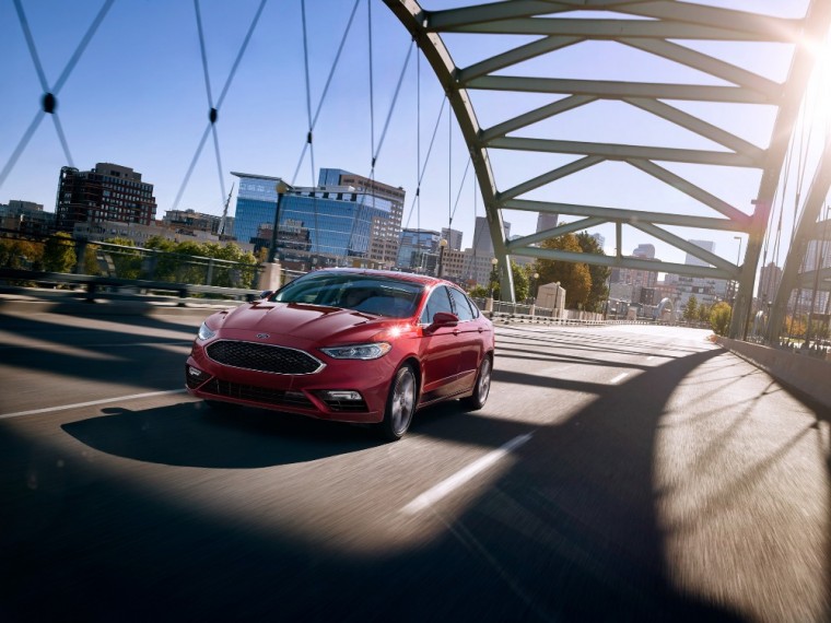 The 2017 Ford Fusion mid-size sedan offers an attractive exterior design, multiple powertrain options, and the latest safety features