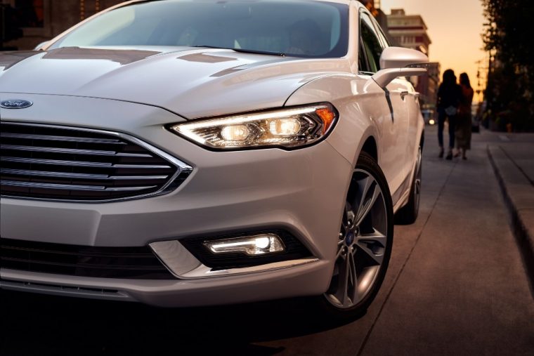 The 2017 Ford Fusion mid-size sedan offers an attractive exterior design, multiple powertrain options, and the latest safety features