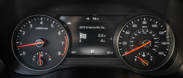 2017 Kia Cadenza Driver Info Display