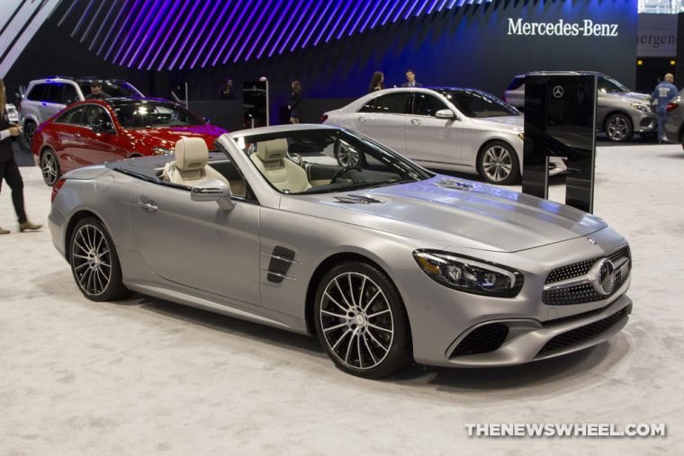 The 2017 Mercedes-Benz SL convertible carries a starting MSRP of $87,050 and is available with V6, V8, and V12 engines