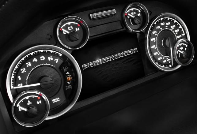 2017 Ram Power Wagon Driver Info System