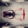 The futuristic Opel GT Concept has inspired art and photographs from Russian Instagram star @katia_mi