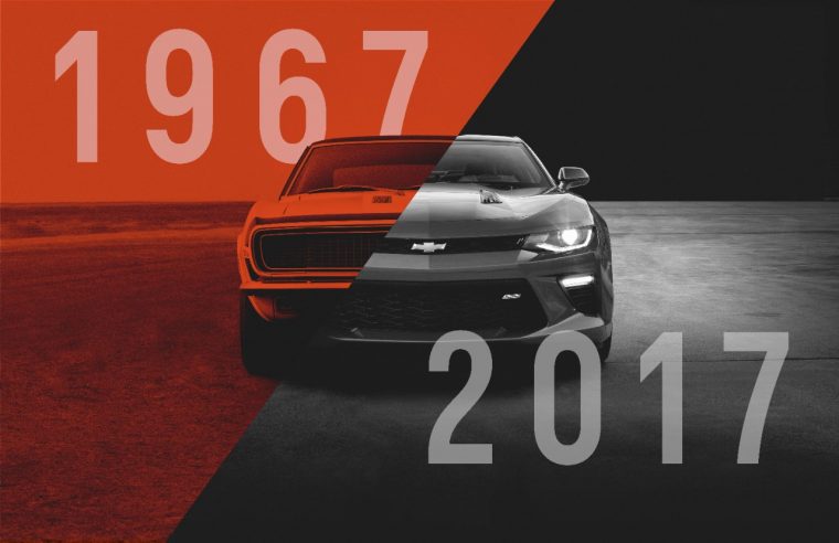 Camaro 50th Anniversary 1967 Chevy Camaro to 2017 Camaro