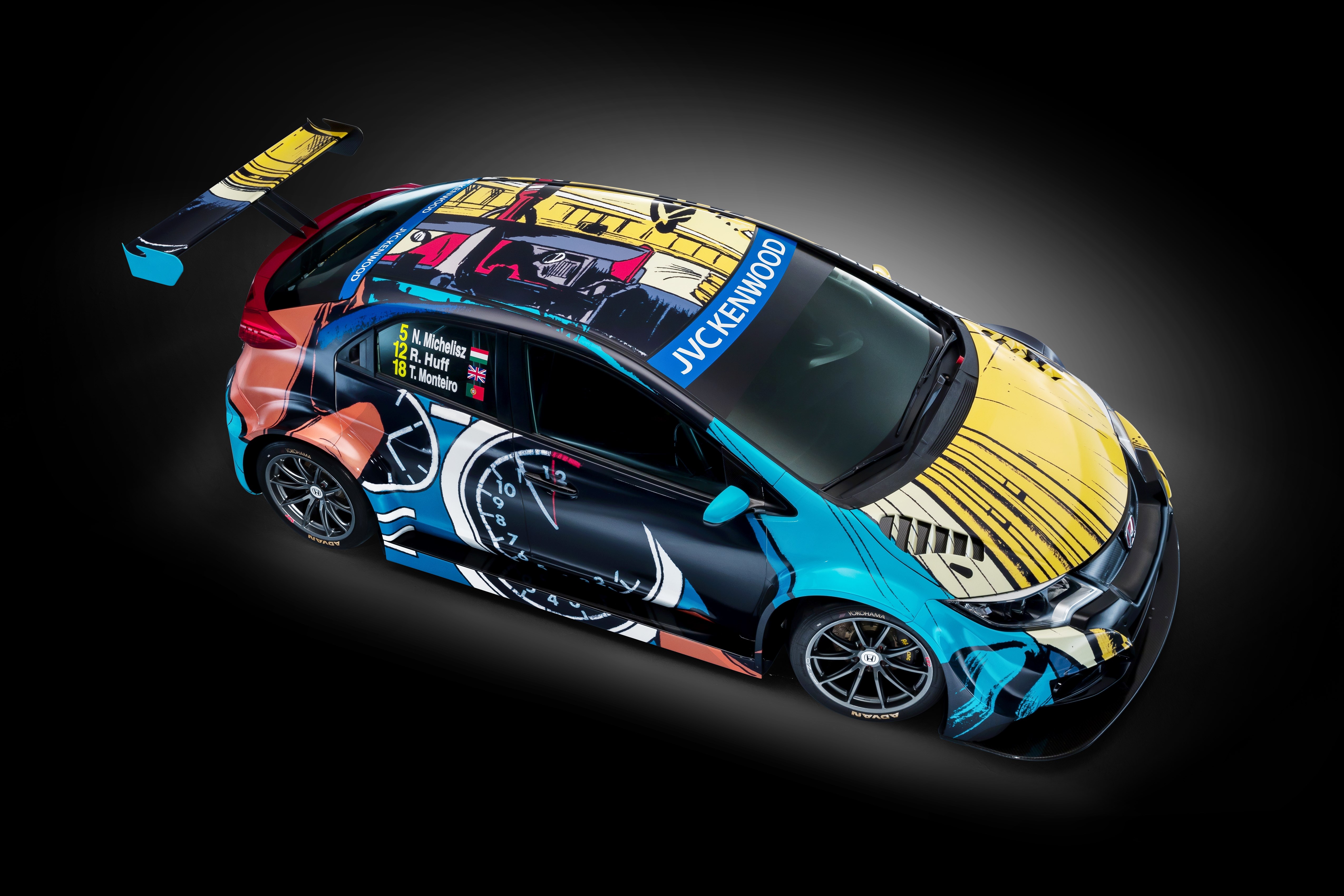 Honda Civic WTCC Art Car to Feature Jean Graton Design at Goodwood