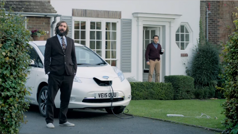 Joe Wilkinson Nissan LEAF UK commercial