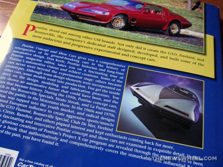 Pontiac Concept Show Cars book by Don Keefe CarTech review summary