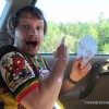 Rubberneckers travel card game review playing in car