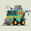 Scooby Doo Mystery Machine as Mad Max Fury Road vehicle