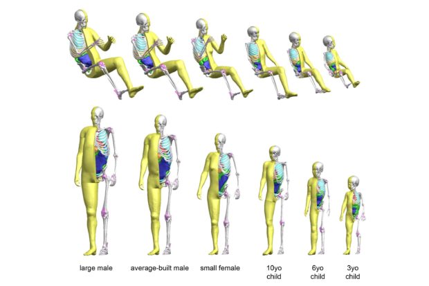 Toyota THUMS software models