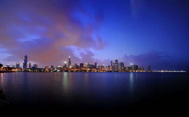 chicago illinois cityscape