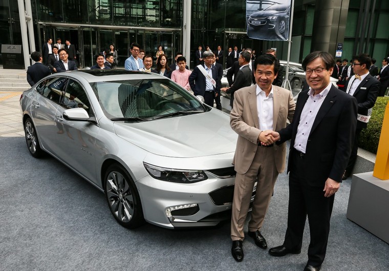 2016 Chevrolet Malibu frame POSCO Seoul