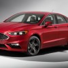 The 2017 Ford Fusion mid-size sedan offers an attractive exterior design, multiple powertrain options, and the latest safety features