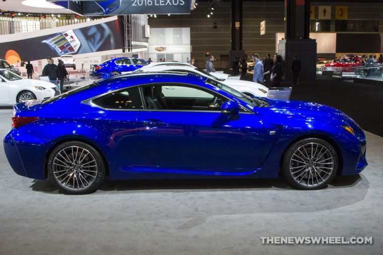 The 2016 Lexus RC F is aggressively styled, packs a powerful V8 engine, and is priced at approximately $63,000