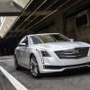 An updated CUE infotainment system and two new exterior color options highlight the new features of the 2017 Cadillac CT6 sedan