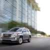 The 2017 GMC Terrain is a compact crossover vehicle that carries a starting MSRP of $23,975