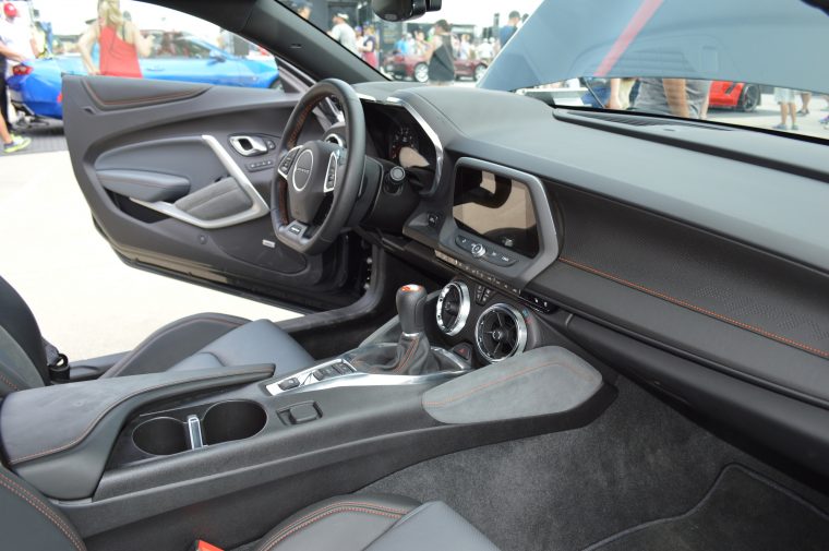 2017 Chevy Camaro 50th Anniversary Edition at Chevy Display during Brickyard 400 NASCAR race at Indianapolis Motor Speedway