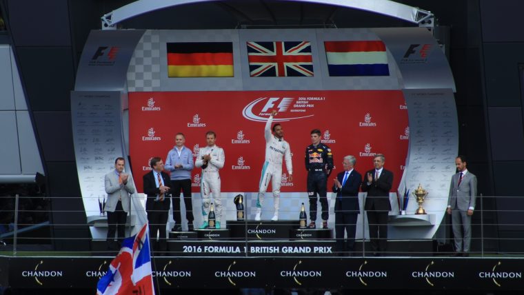 2016 British Grand Prix - Podium Ceremony