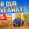 Car Record Breakers book from Carlton Kids giveaway banner