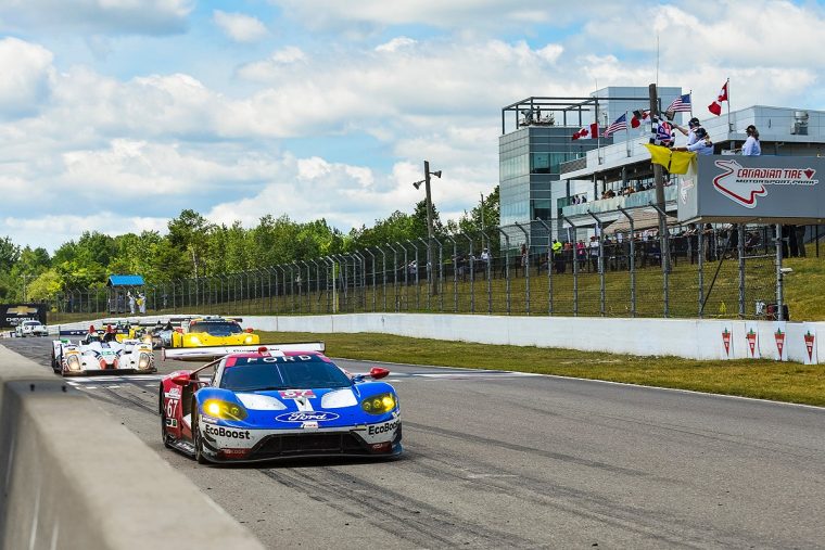 Ford GT checkered flag Canada