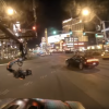 Dodge Charger in Jason Bourne car chase footage shot on Las Vegas strip