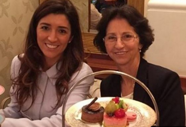 Fabiana Ecclestone and her mother Aparecida Schunck