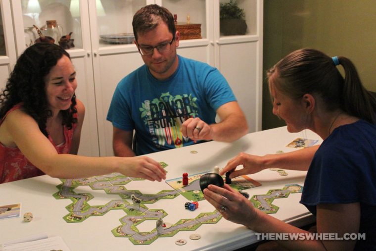 Hurry'Cup! racing board game review Hurrican game play