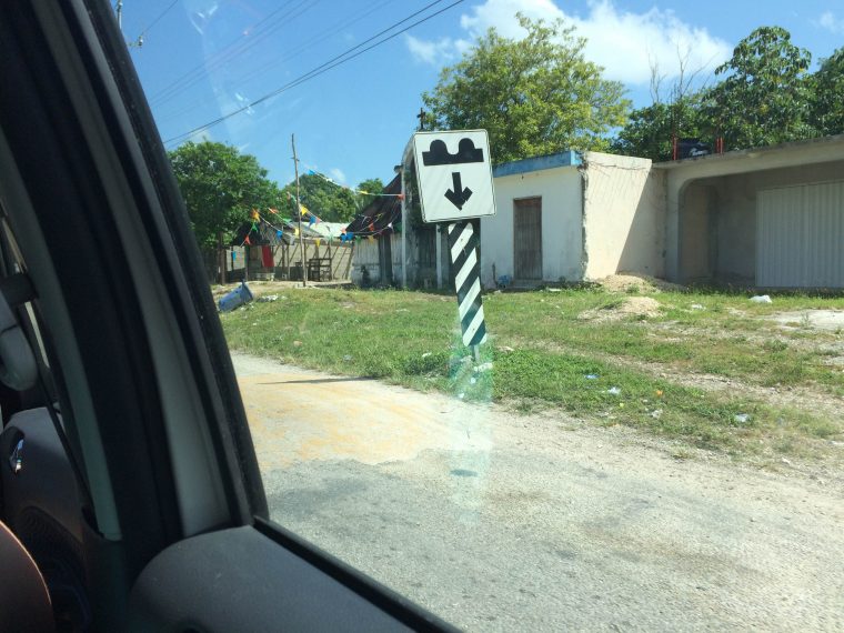 Mexico speed bump